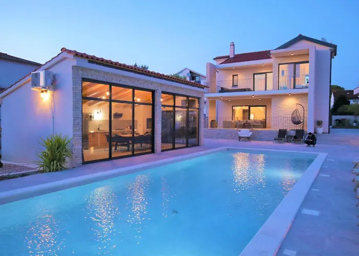 Luxury Magale With Large Pool * Biograd Na Moru